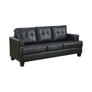 coaster home furnishings samuel sleeper sofa black