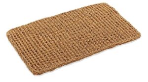 kempf rectangle dragon coco coir doormat, 22-inch by 36-inch, entrance mat, indoor outdoor, natural fiber mat, large size