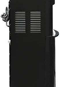 Primo Bottom-Loading Water Dispenser - 2 Temp (Hot-Cold) Water Cooler Water Dispenser for 5 Gallon Bottle w/Child-Resistant Safety Feature, Black