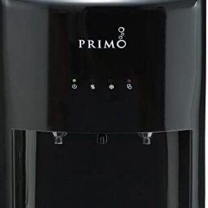 Primo Bottom-Loading Water Dispenser - 2 Temp (Hot-Cold) Water Cooler Water Dispenser for 5 Gallon Bottle w/Child-Resistant Safety Feature, Black