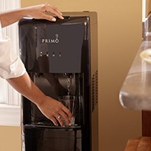 Primo Bottom-Loading Water Dispenser - 2 Temp (Hot-Cold) Water Cooler Water Dispenser for 5 Gallon Bottle w/Child-Resistant Safety Feature, Black