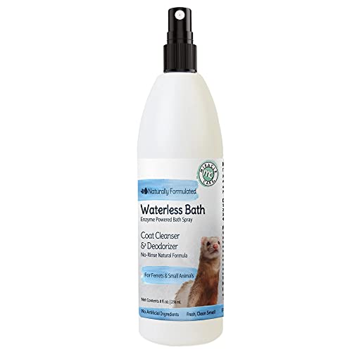 Natural Chemistry Natural Waterless Bath for Ferrets and Small Animals, 8-Ounce