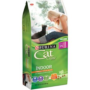 purina cat chow indoor dry cat food, hairball + healthy weight - 6.3 lb. bag