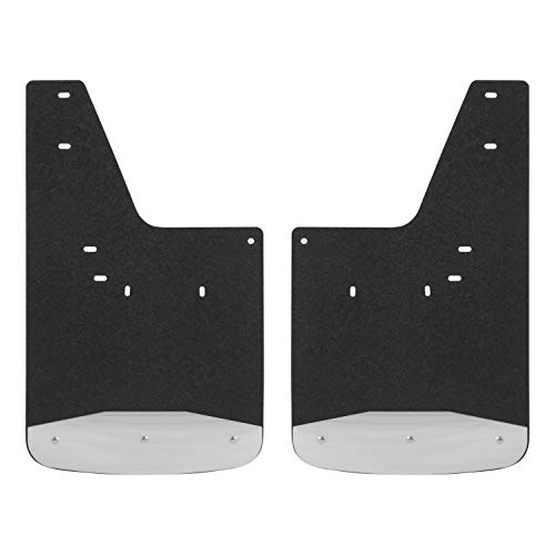 LUVERNE 250930 Front 12-Inch x 20-Inch Textured Rubber Mud Guards, Select Dodge, Ram 1500, 2500, 3500 , Black