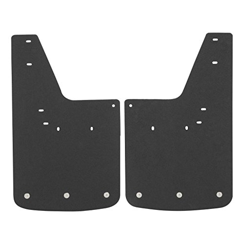 LUVERNE 250930 Front 12-Inch x 20-Inch Textured Rubber Mud Guards, Select Dodge, Ram 1500, 2500, 3500 , Black