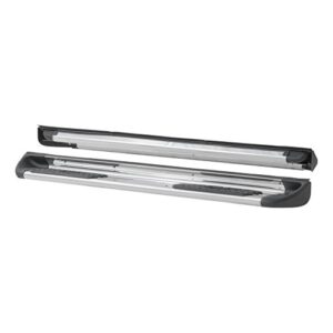 LUVERNE 480752 Polished Stainless Steel Side Entry Steps Truck Running Boards, Select Toyota Tundra Double Cab