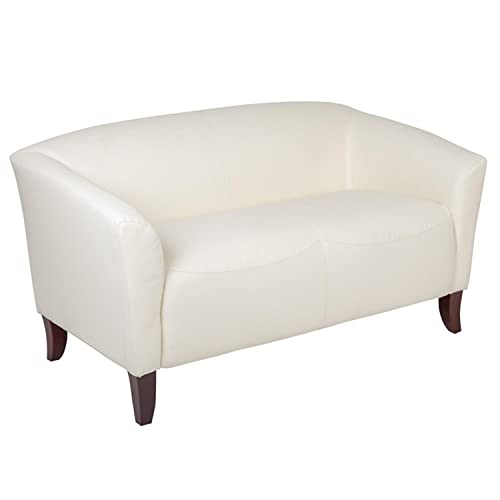 Flash Furniture HERCULES Imperial Series Ivory LeatherSoft Loveseat