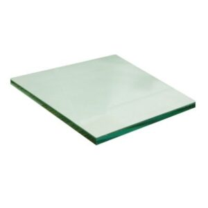 clear 12" x 12" tempered glass for display cubes