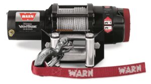 warn provantage 3500 winch - 3500 lb. capacity, 50' of 3/16" wire rope, roller fairlead, wired remote control, weather-sealed, for atv/utv
