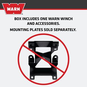 WARN ProVantage 4500-s Winch - 4500 lb. Capacity, 50' of 7/32" Synthetic Rope, Roller Fairlead, Wired Remote Control, Weather-Sealed, for ATV/UTV