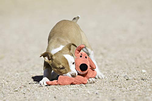 Multipet 12-Inch Squeaker Mat Soft Plush Dog Toy with 13 Squeakers, Colors may vary