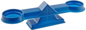 delta education - 023-0724 two-piece stackable balance for grades k-8, 12 in, polystyrene