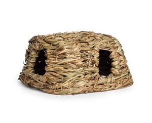 prevue hendryx 1097 nature's hideaway grass hut toy, medium, 11 x 9 x 6