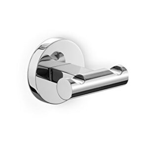 Zack 40063 Scala Wall Mounted Double Towel Hook, 2.36 by 2.76 by 2.36-Inch