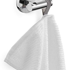 Zack 40063 Scala Wall Mounted Double Towel Hook, 2.36 by 2.76 by 2.36-Inch