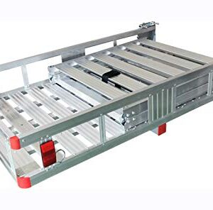 MAXXHAUL 70275 Aluminum Cargo Carrier | With 60" Folding Ramp | 53.5" x 29"