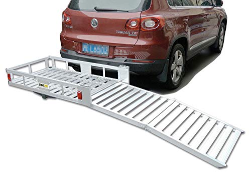 MAXXHAUL 70275 Aluminum Cargo Carrier | With 60" Folding Ramp | 53.5" x 29"