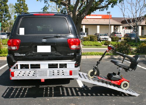 MAXXHAUL 70275 Aluminum Cargo Carrier | With 60" Folding Ramp | 53.5" x 29"