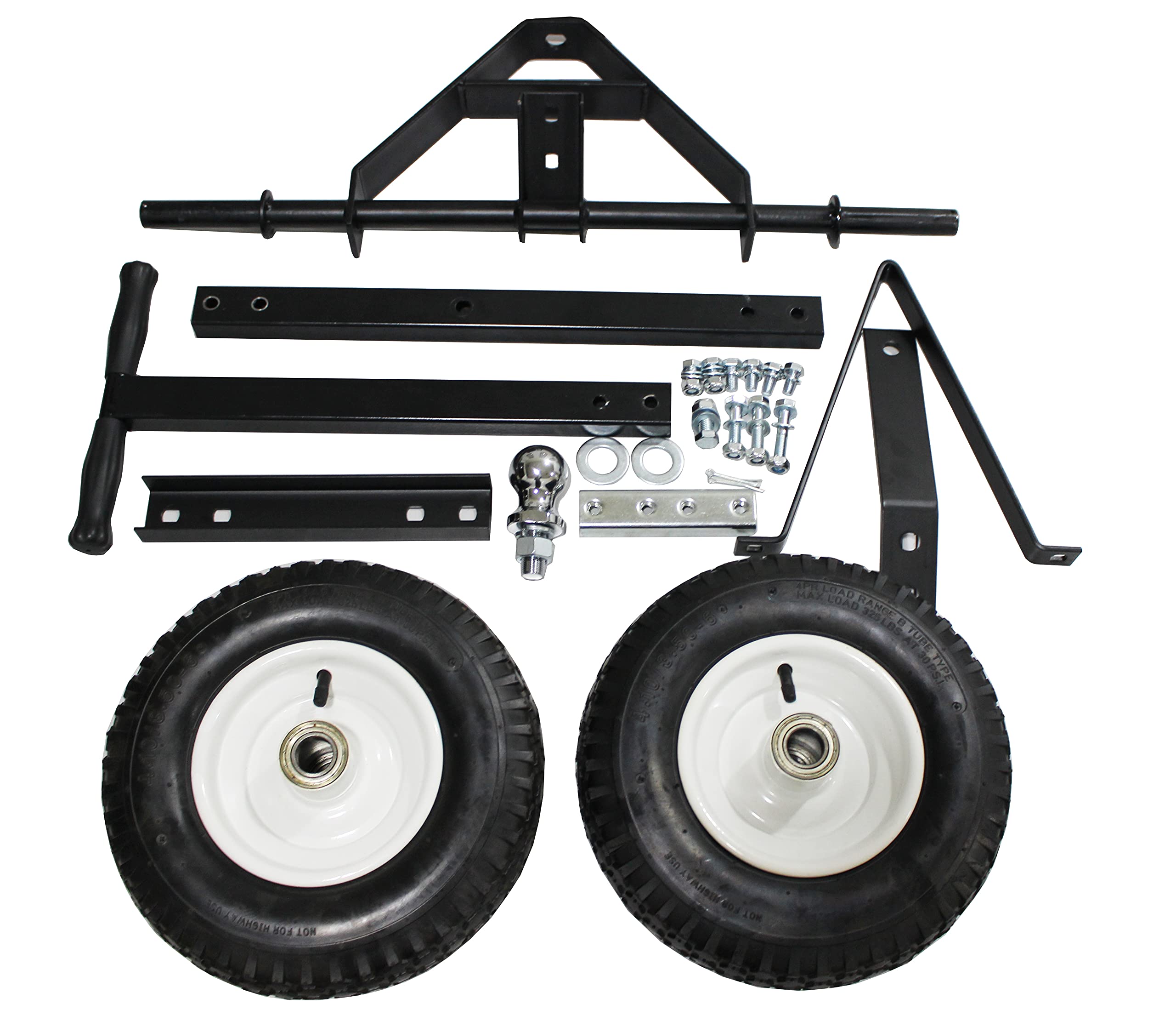 MaxxHaul 70225 Trailer Dolly with 12" Pneumatic Tires - 600 Lb. Maximum Capacity