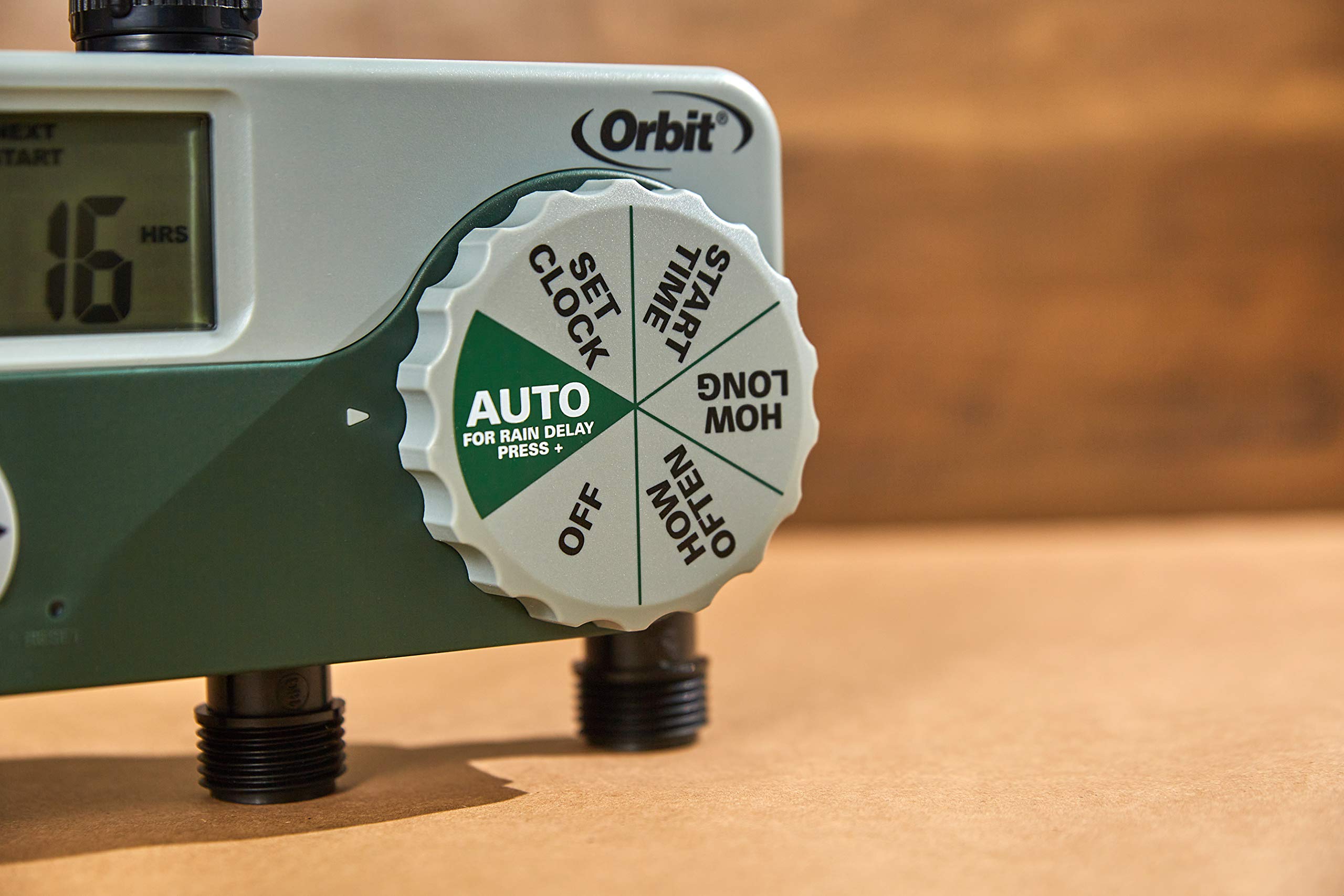 Orbit 56082 3-Outlet Hose Watering Timer, Green