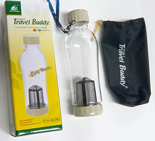 Travel Buddy Eco bottle with Tea Strainer (Travel Buddy) large size 580cc