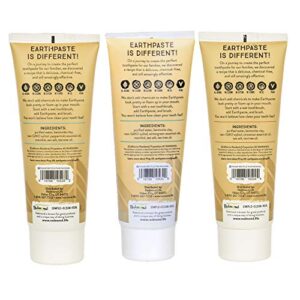 Redmond Redmond earthpaste - natural non-fluoride toothpaste, 4 ounce tube (3 pack, peppermint, wintergreen, cinnamon)