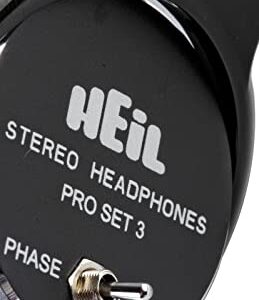 HeiL Sound Pro Set 3 Studio Headphones with Closed Back. High Impedance and Deep Bass Headphones Perfect for Studio Audio, Podcast Audio, Live Sound Audio, and Broadcast