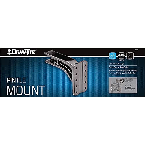 Draw-Tite 38186 3" Receiver Pintle Hook Mounting Plate