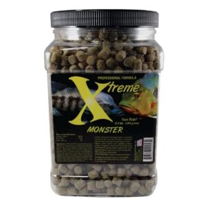 xtreme aquatic foods 2152-f monster pellet fish food