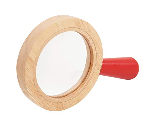 TickiT-72225 Wooden Hand Lens - Magnifying Lens for Toddlers & Children - Wooden Magnifier