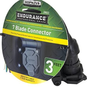 Hopkins Towing Solutions 20022 Endurance 7 Blade 3' Vehicle Side Jacketed Cable