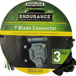 Hopkins Towing Solutions 20022 Endurance 7 Blade 3' Vehicle Side Jacketed Cable