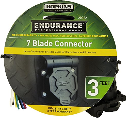 Hopkins Towing Solutions 20022 Endurance 7 Blade 3' Vehicle Side Jacketed Cable