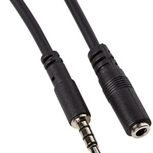 StarTech.com 2m 3.5mm 4 Position TRRS Headset Extension Cable - M/F - audio Extension Cable for iPhone (MUHSMF2M)