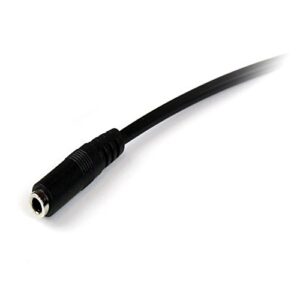 StarTech.com 2m 3.5mm 4 Position TRRS Headset Extension Cable - M/F - audio Extension Cable for iPhone (MUHSMF2M)