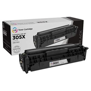 ld products compatible laser toner cartridge for ce410x hp 305x high yield black for hp305a hp laserjet & laserjet pro: 300 color mfp m375nw, 400 color m451dn, hp laserjet pro 400 color m475dn, m475dw