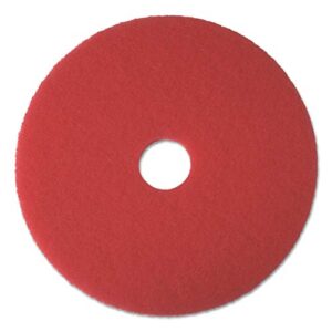 boardwalk 4016red standard 16-inch diameter buffing floor pads red