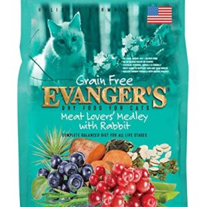 Evanger's Grain-Free Meat Lover'S Medley with Rabbit Dry Cat Food