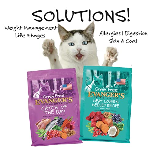 Evanger's Grain-Free Meat Lover'S Medley with Rabbit Dry Cat Food
