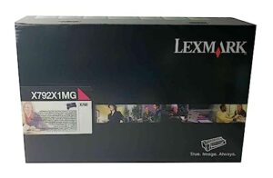 lexmark x792x1mg high yield toner cartridge - magenta - laser - 20000 page - 1 each