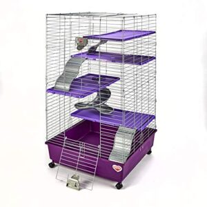 Kaytee My First Home Multi-Level Habitat with Casters for Pet Ferrets