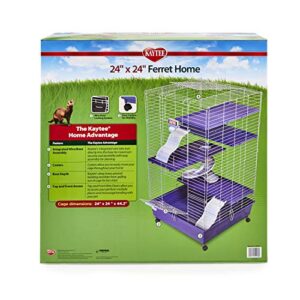 Kaytee My First Home Multi-Level Habitat with Casters for Pet Ferrets