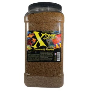 xtreme aquatic foods 2131-g community pee-wee fish food