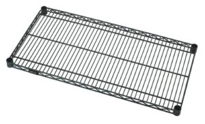 quantum storage systems 2436p extra wire shelf for 24' deep wire shelving unit, proform finish, 800 load capacity, 1' h x 36' w x 24' d
