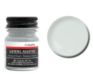 testor corp. light gray enamel paint .5 oz bottle fs36495