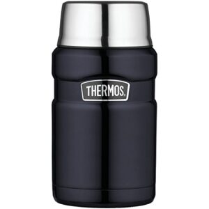 thermos stainless king vacuum-insulated food jar, 24 ounce, midnight blue