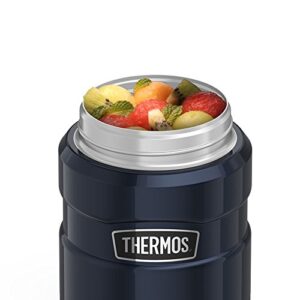 THERMOS Stainless King Vacuum-Insulated Food Jar, 24 Ounce, Midnight Blue