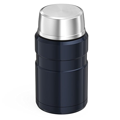 THERMOS Stainless King Vacuum-Insulated Food Jar, 24 Ounce, Midnight Blue