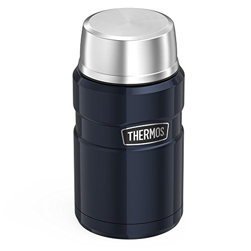 THERMOS Stainless King Vacuum-Insulated Food Jar, 24 Ounce, Midnight Blue