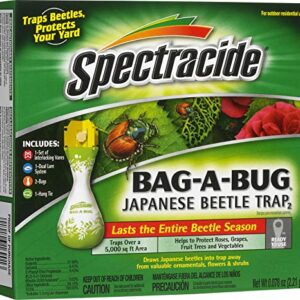 Spectracide Bag-A-Bug Japanese Beetle Trap, Dual Lure System